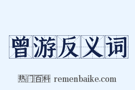 曾游反义词是什么意思的图片
